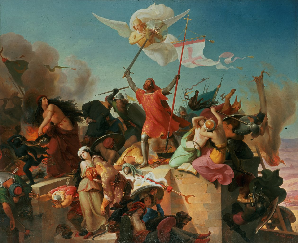 Godfrey de Bouillon, Fransız Haçlı by Karl Mucke