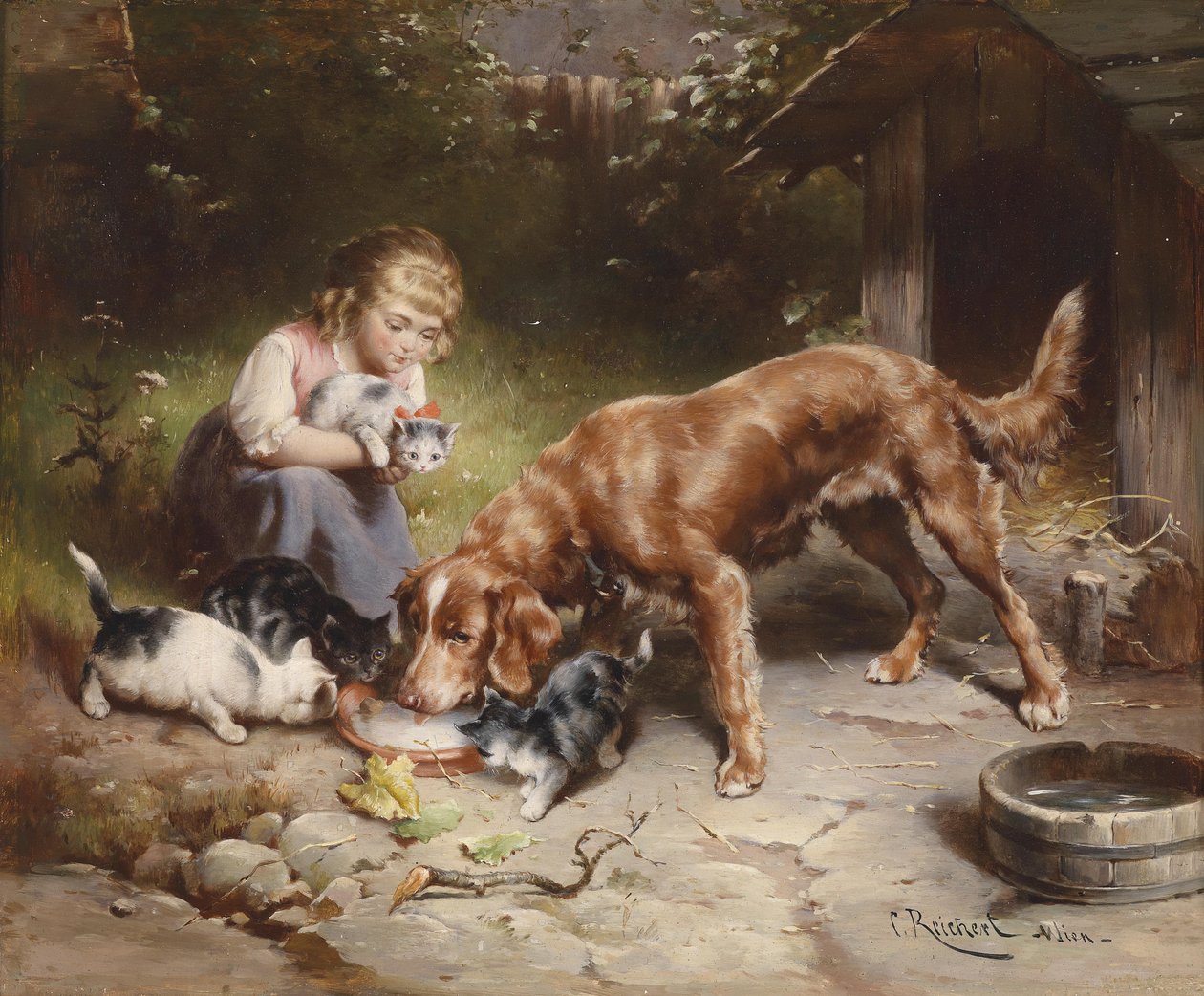 Akşam yemegi partisi by Karl Reichert