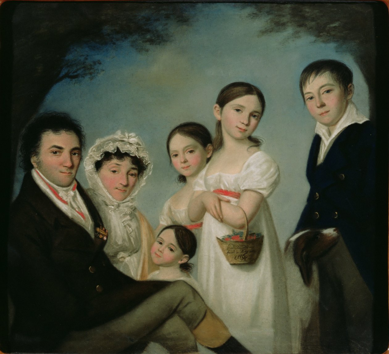 Boratynsky Ailesi, 1816 by Karl Wilhelm Bardou