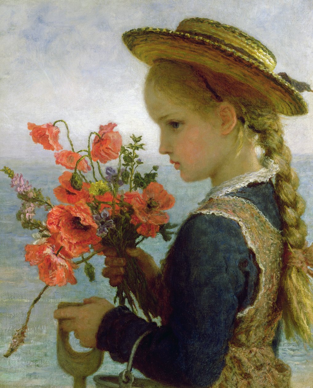 haşhaş kız by Karl Wilhelm Friedrich Bauerle