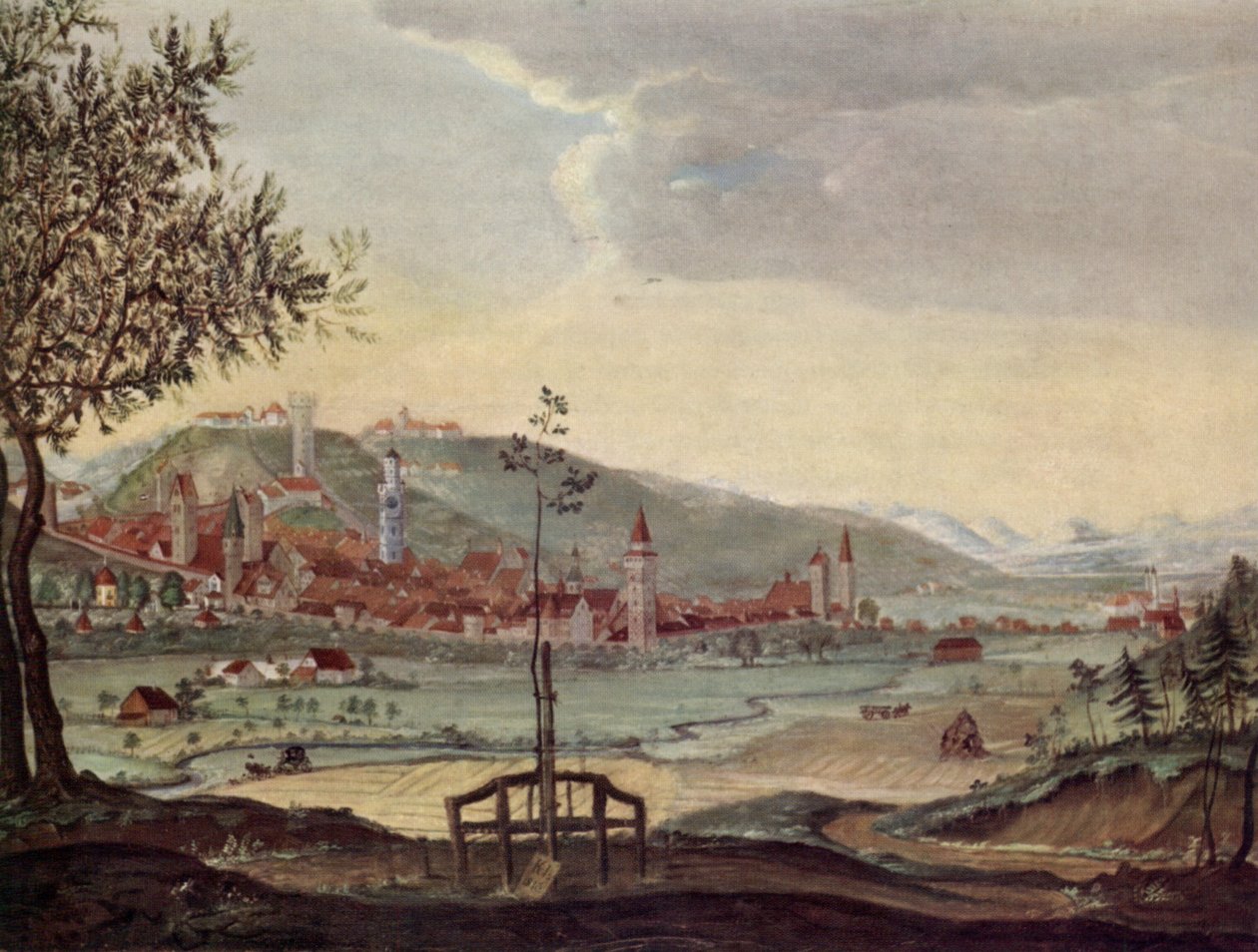 kuzeybatıdan Ravensburg by Karl von Herrich