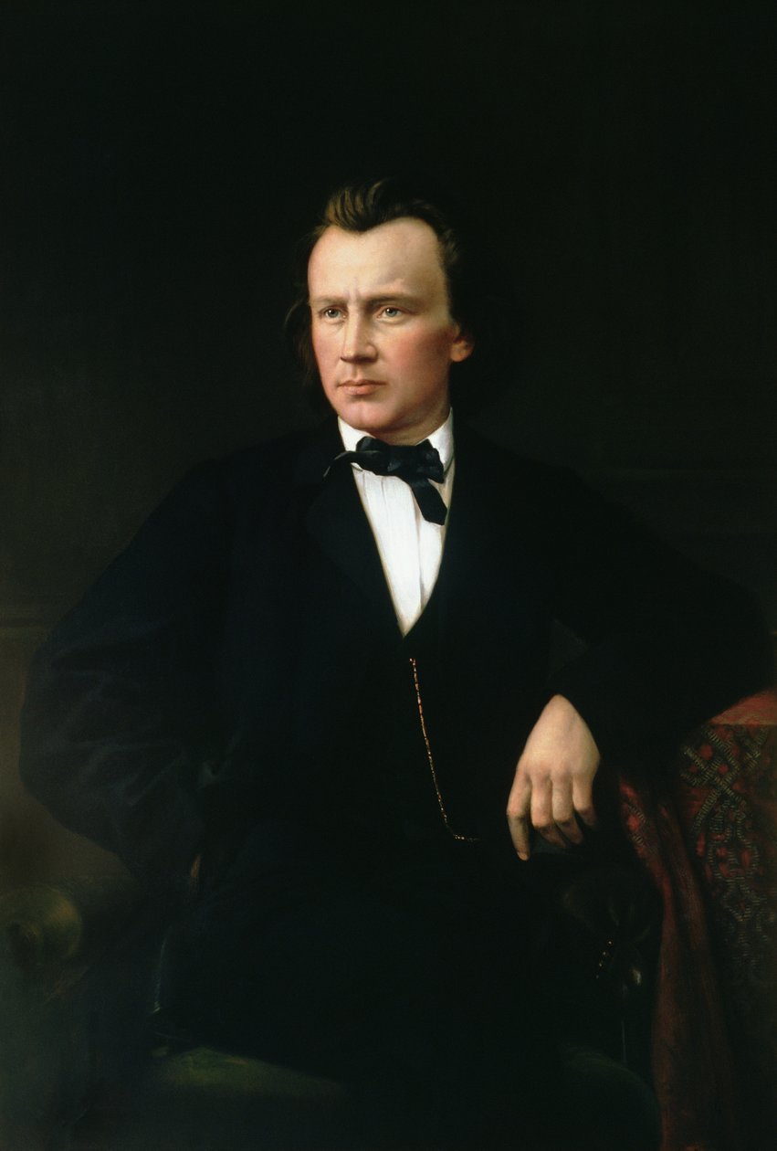 J. Brahms, c.1860 by Karl von Jagemann