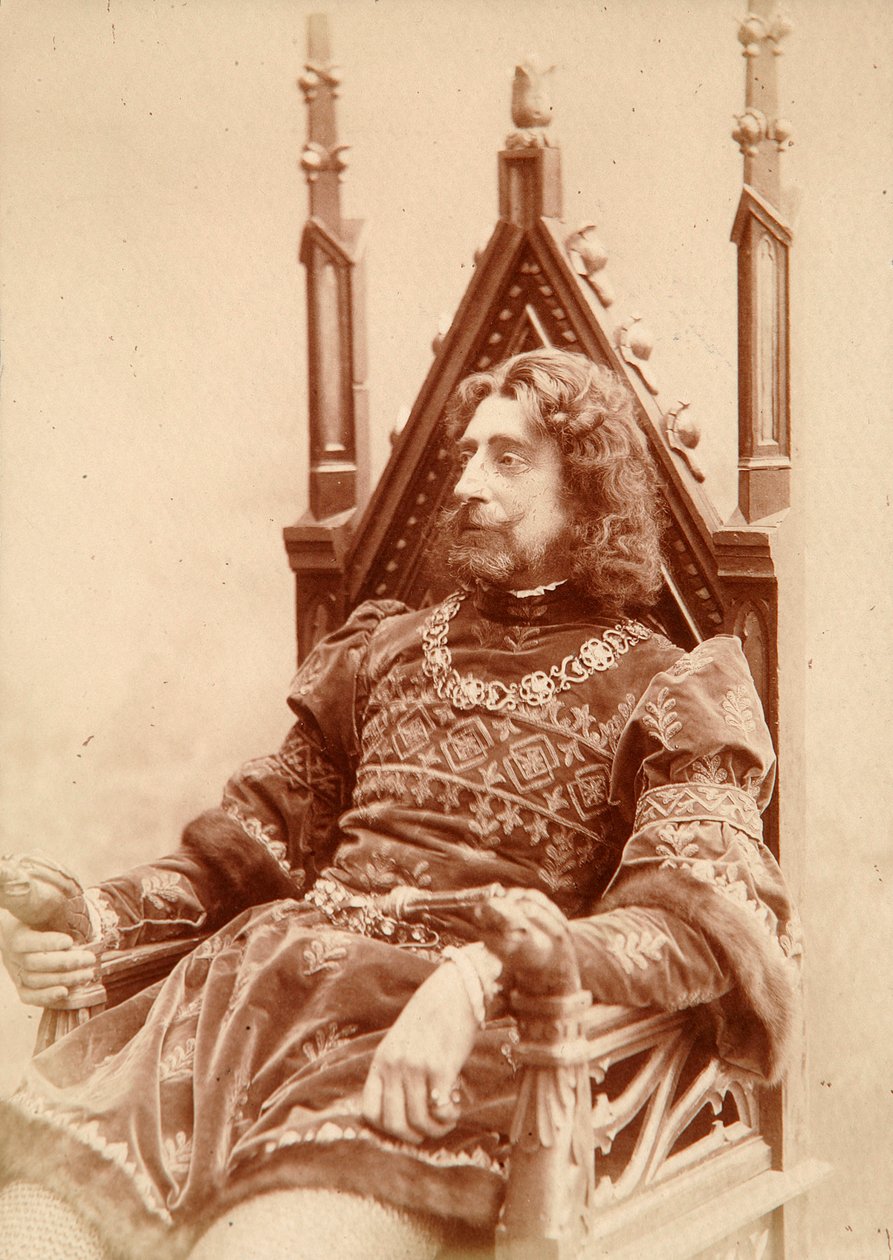 Rusya Büyük Dükü Konstantin Konstantinoviç, 1900 Hamlet olarak by Karl August Fischer