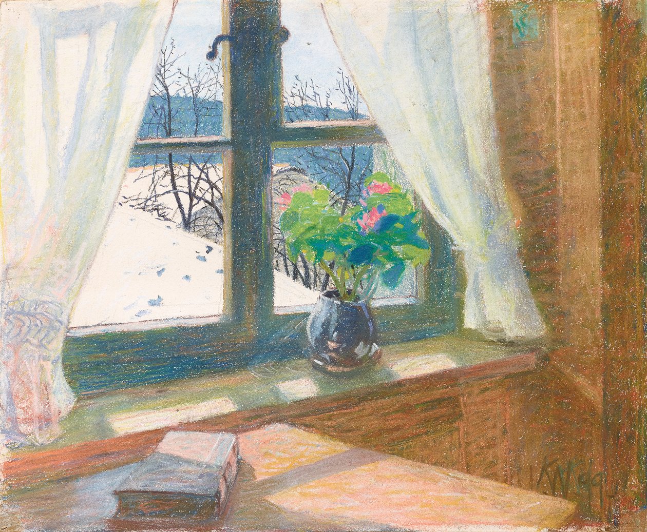 Pencereden Görünüm by Karl Edmund Walser
