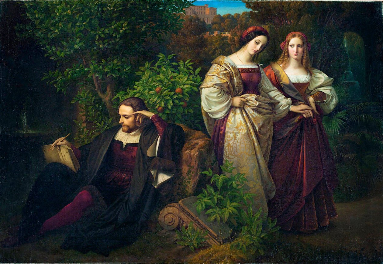 Torquato Tasso ve İki Leonores by Karl Ferdinand Sohn