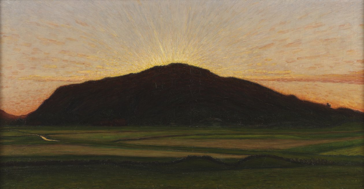 gün batımı sonrası kızdırma, 1909 by Karl Fredrick Nordstrom