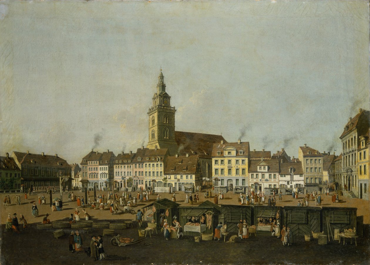 St. Mary Kilisesi ile Neue Markt
