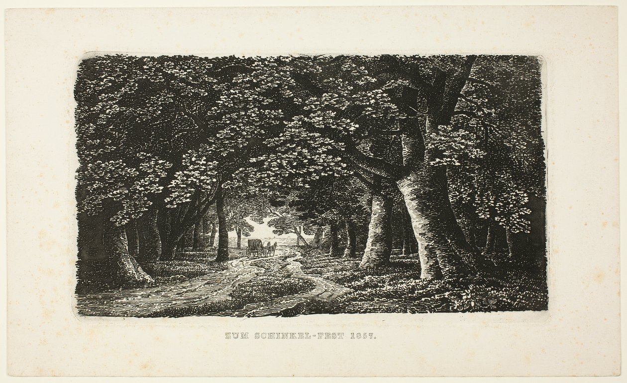 Koçlu Orman Yolu by Karl Friedrich Schinkel