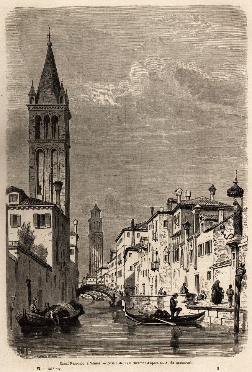 Rezonico Kanalı, Karl Girardet (1813-1871), Adalbert de Beaumont