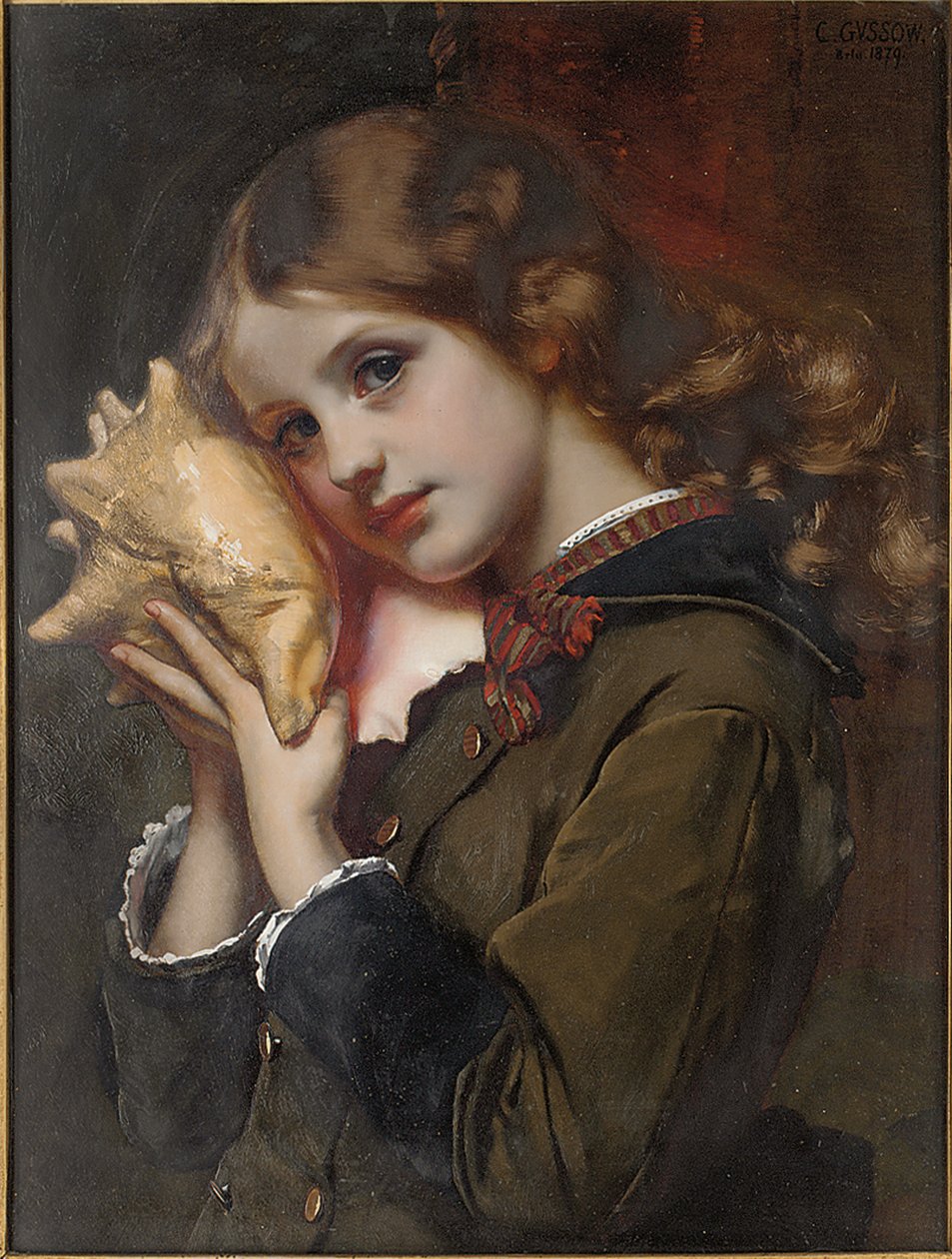 Denizin Sesi, 1879 by Karl Gussow