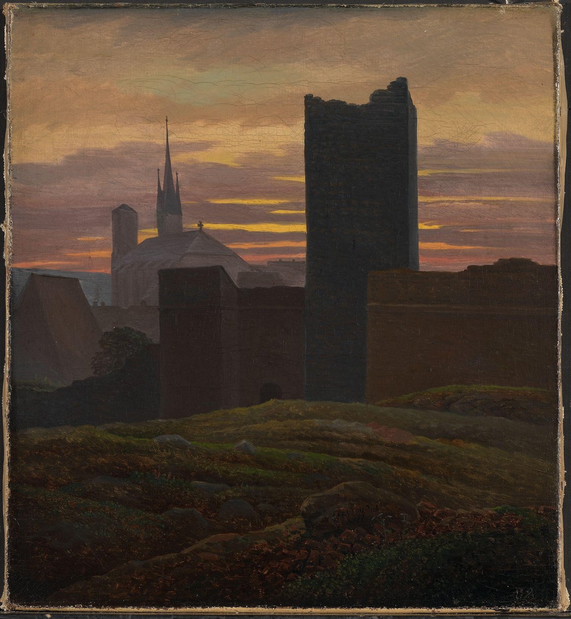 İmparatorluk Kalesi, Eger by Karl Gustav Carus