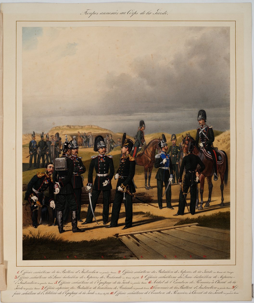 İmparatorluk Muhafız Kolordusunun Öncüleri, 1867 by Karl Karlovich Piratsky