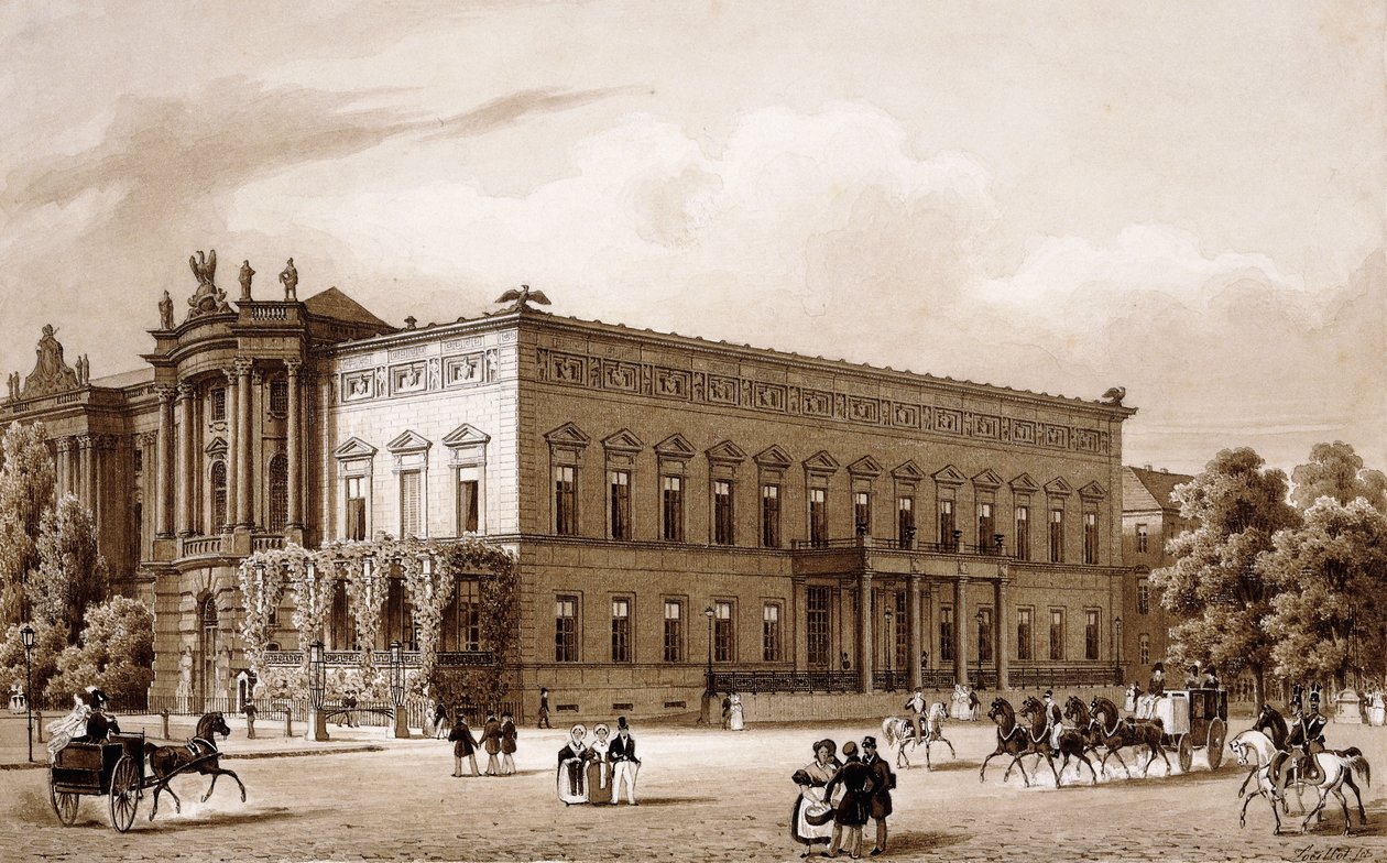 Unter den Linden, Berlin. 1834-36