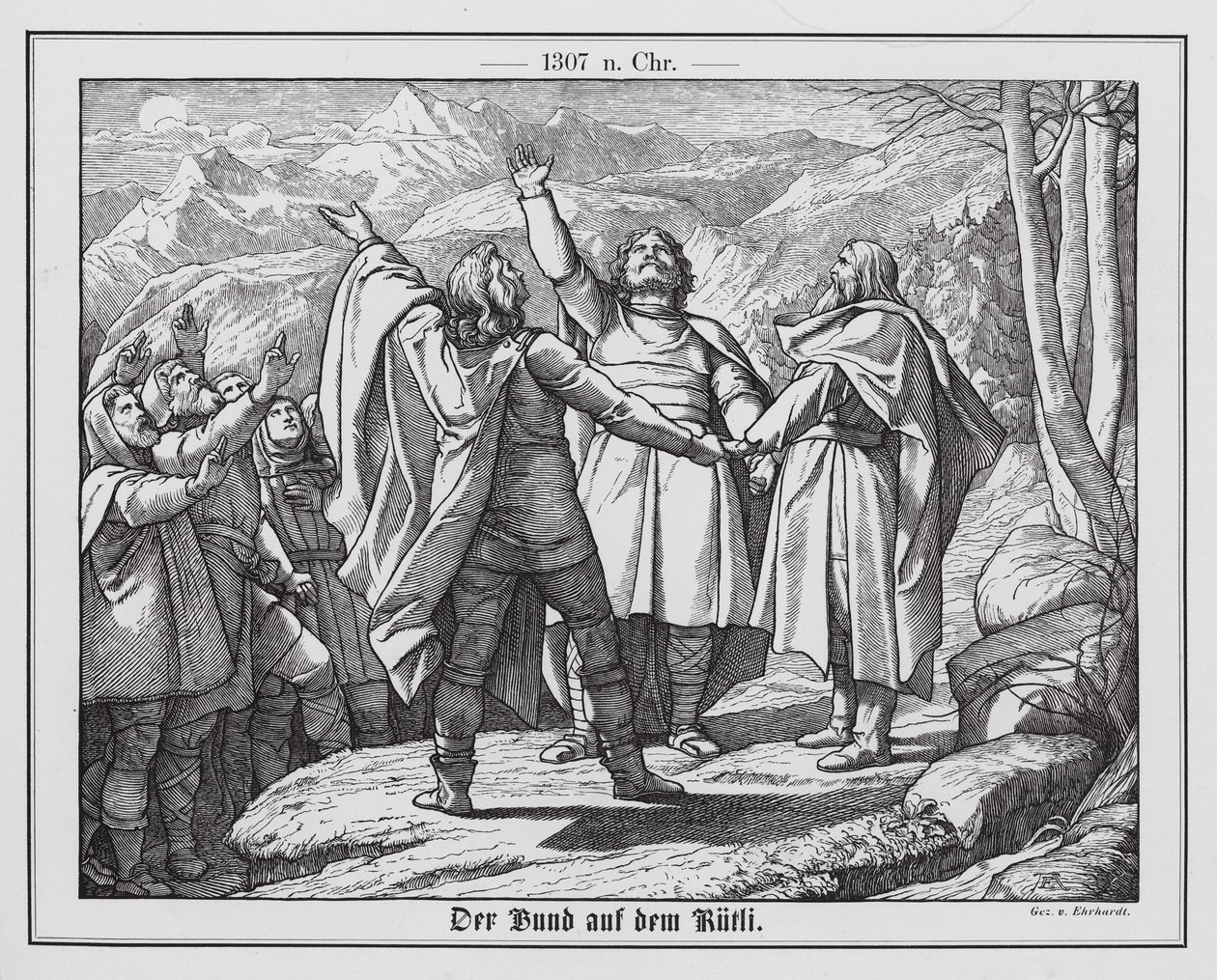 Rutli Üzerine Yemin by Karl Ludwig Adolf Ehrhardt