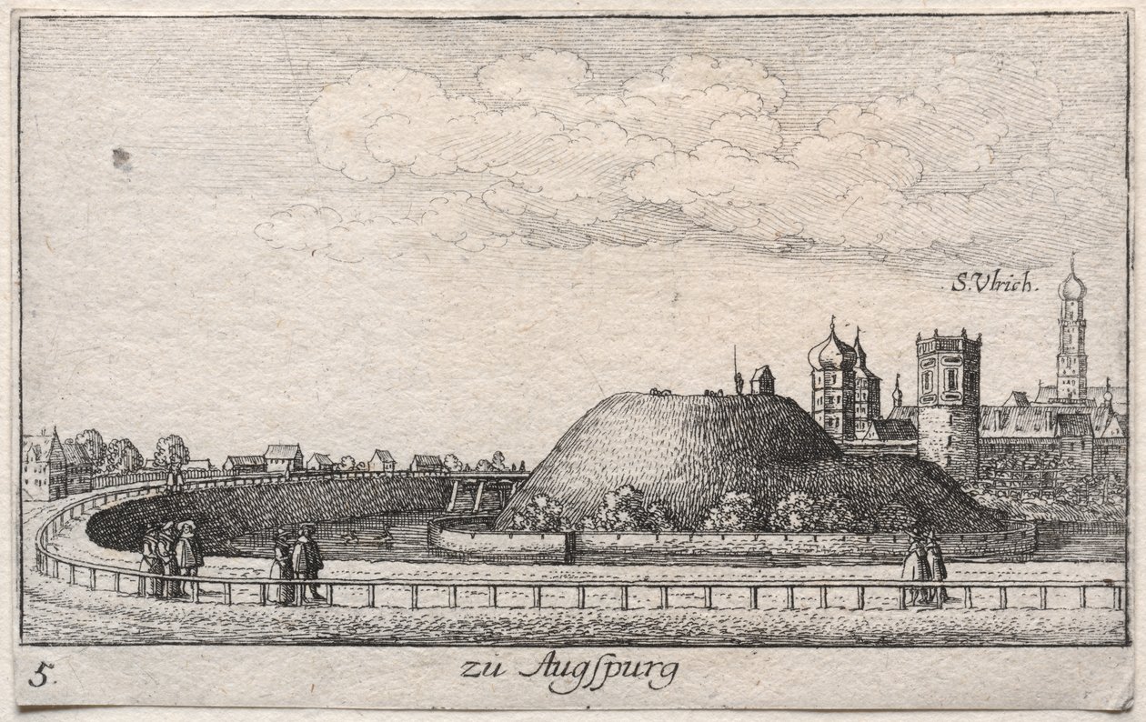En büyüleyici yerlerden bazıları...: Plaka 5, Augsburg by Karl Ludwig Bernhard Buchhorn