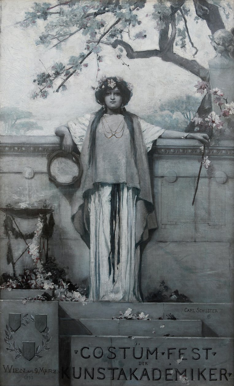 Sanat akademisyenlerinin kostüm festivali by Karl Maria Schuster