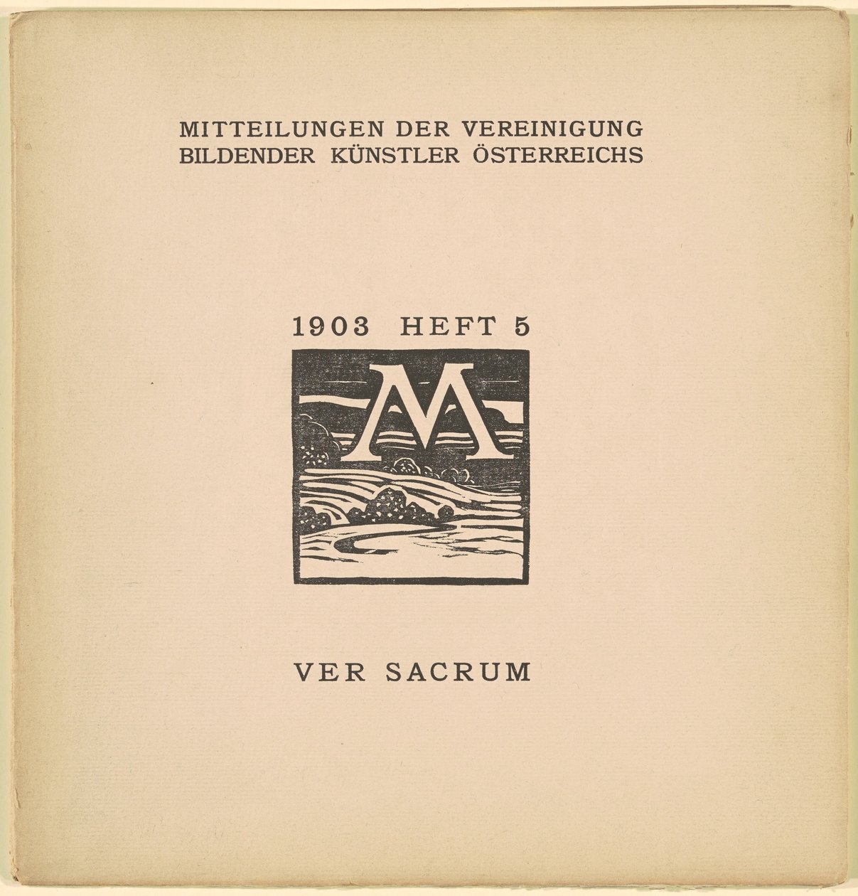 Ver Sacrum [6. yıl, sayı 5, Mart 1903] by Karl Muller