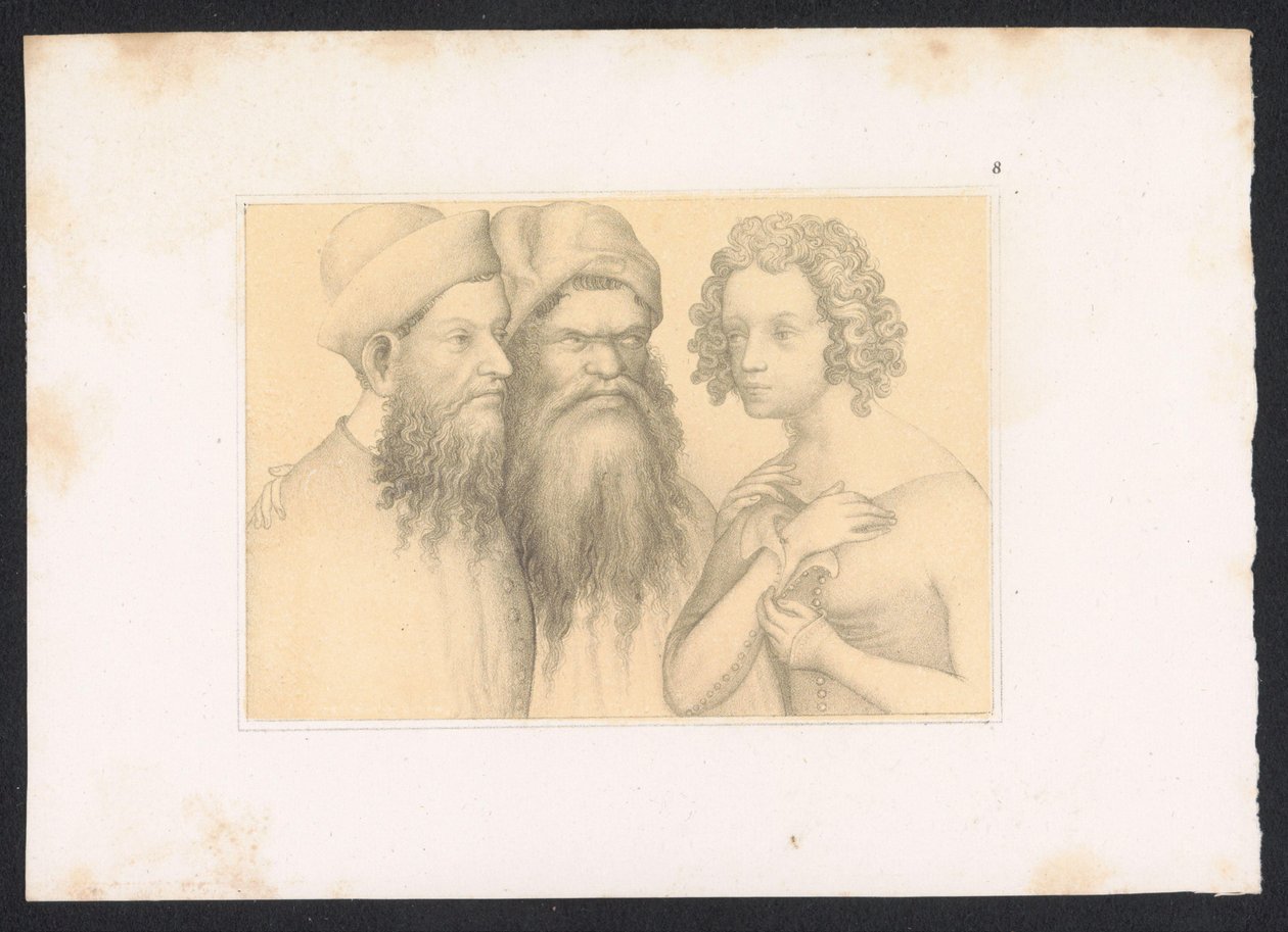 Susanna en de ouderen 15. yüzyıldan kalma bir Hollandalı usta tarafından tasarımlar ve çalışmalar. Yüzyıl. Berlin Kraliyet Kütüphanesinde saklanan orijinallere dayanmaktadır (seri adı) by Karl Palzow