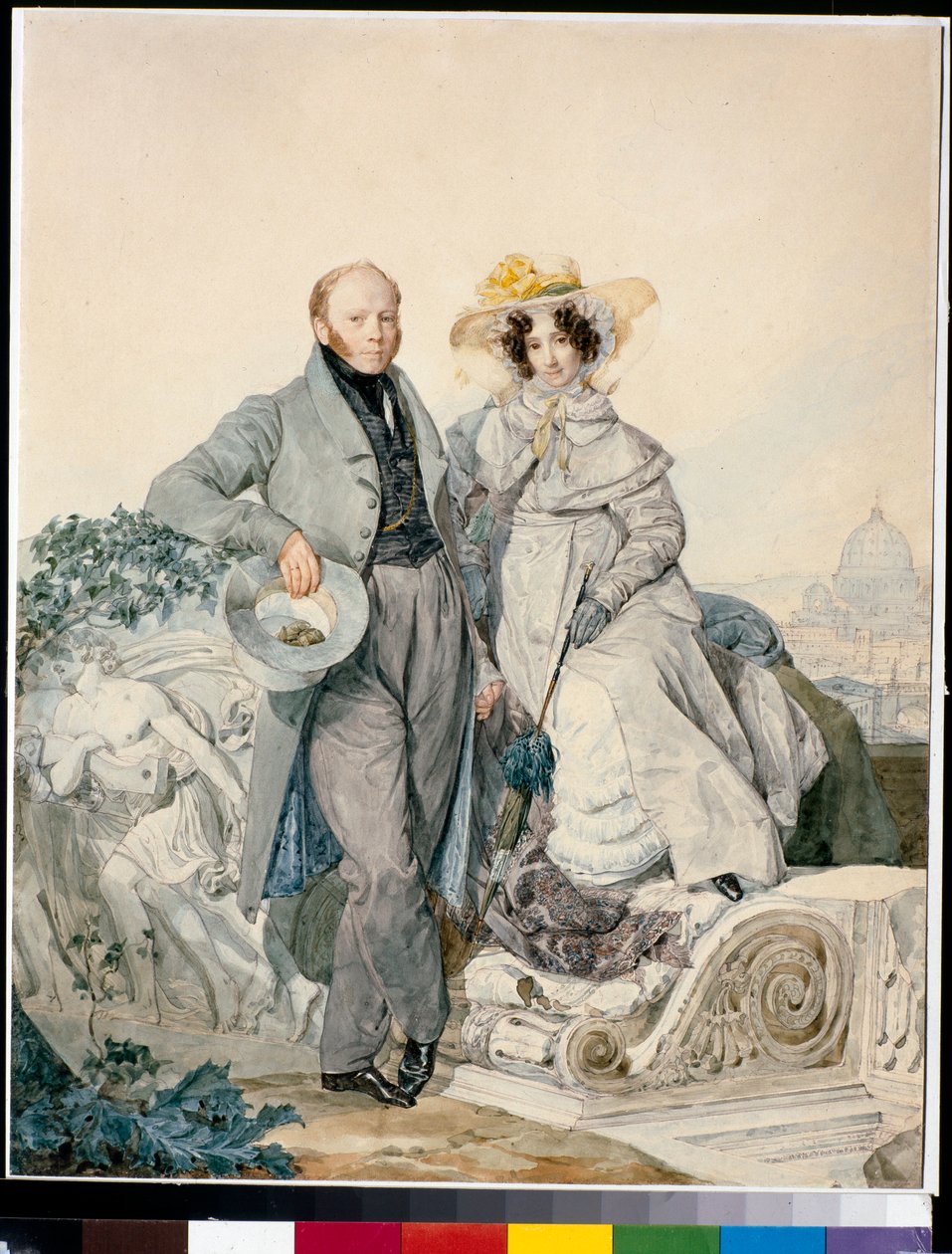 Grigory Nikanorovich ve Varvara Alexeyevna Olenin
