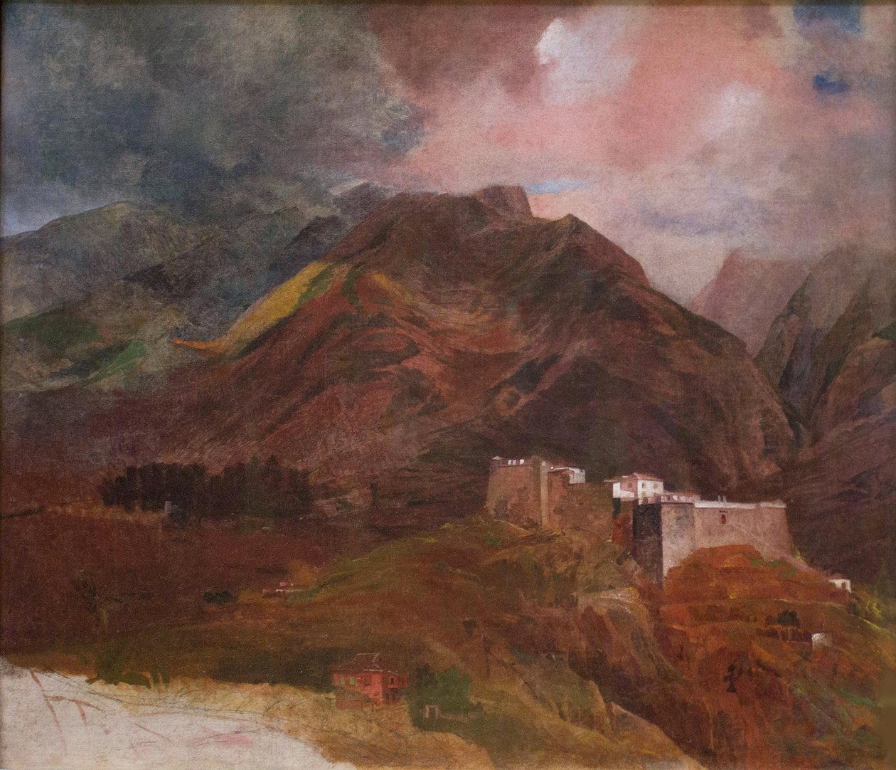 Madeira adasındaki Peak Fort, 1849-1850 by Karl Pavlovich Bryullov