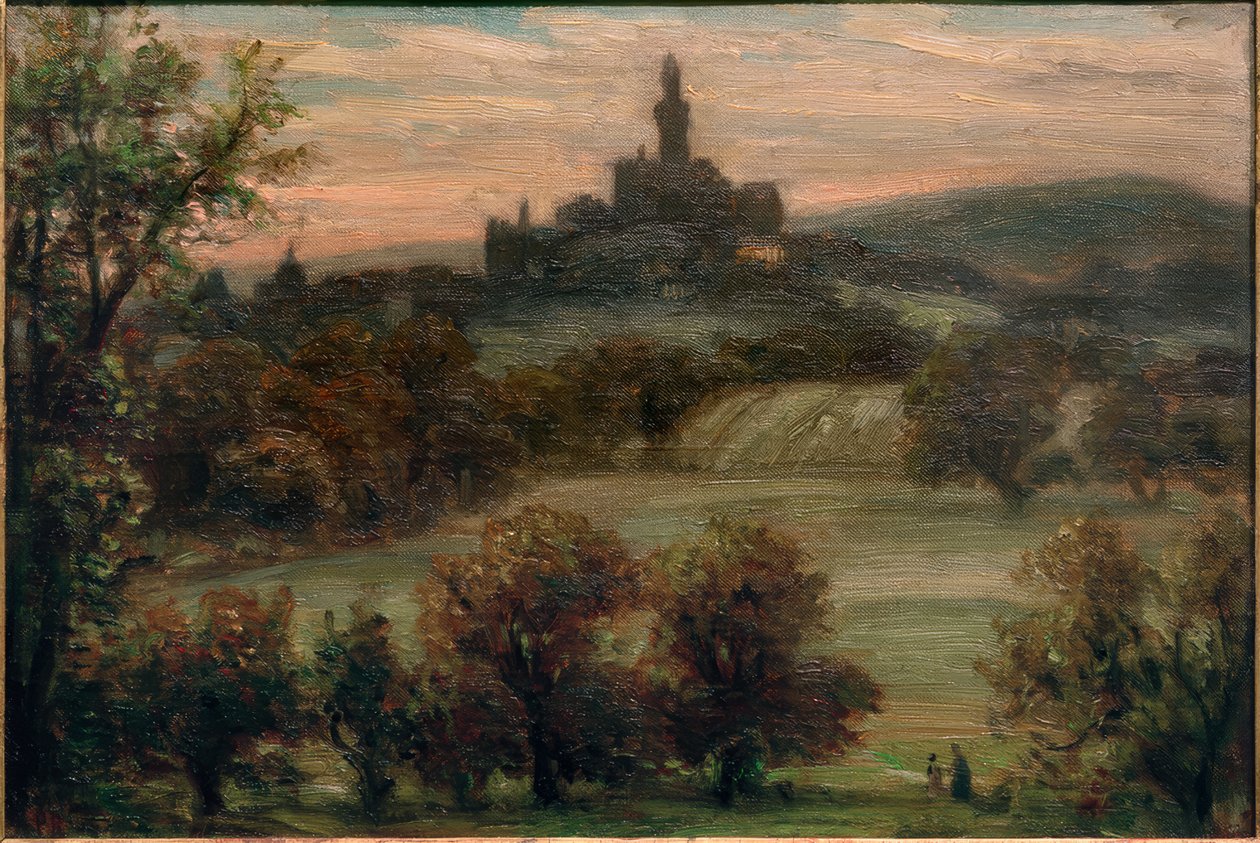 Kronberg manzaralı manzara by Karl Peter Burnitz