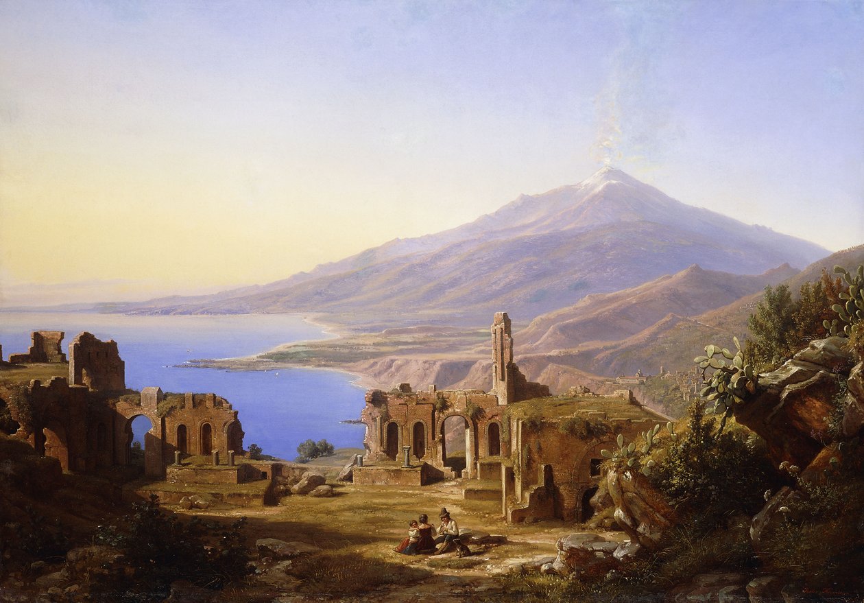 Teatro Greco, Taormina, Etna