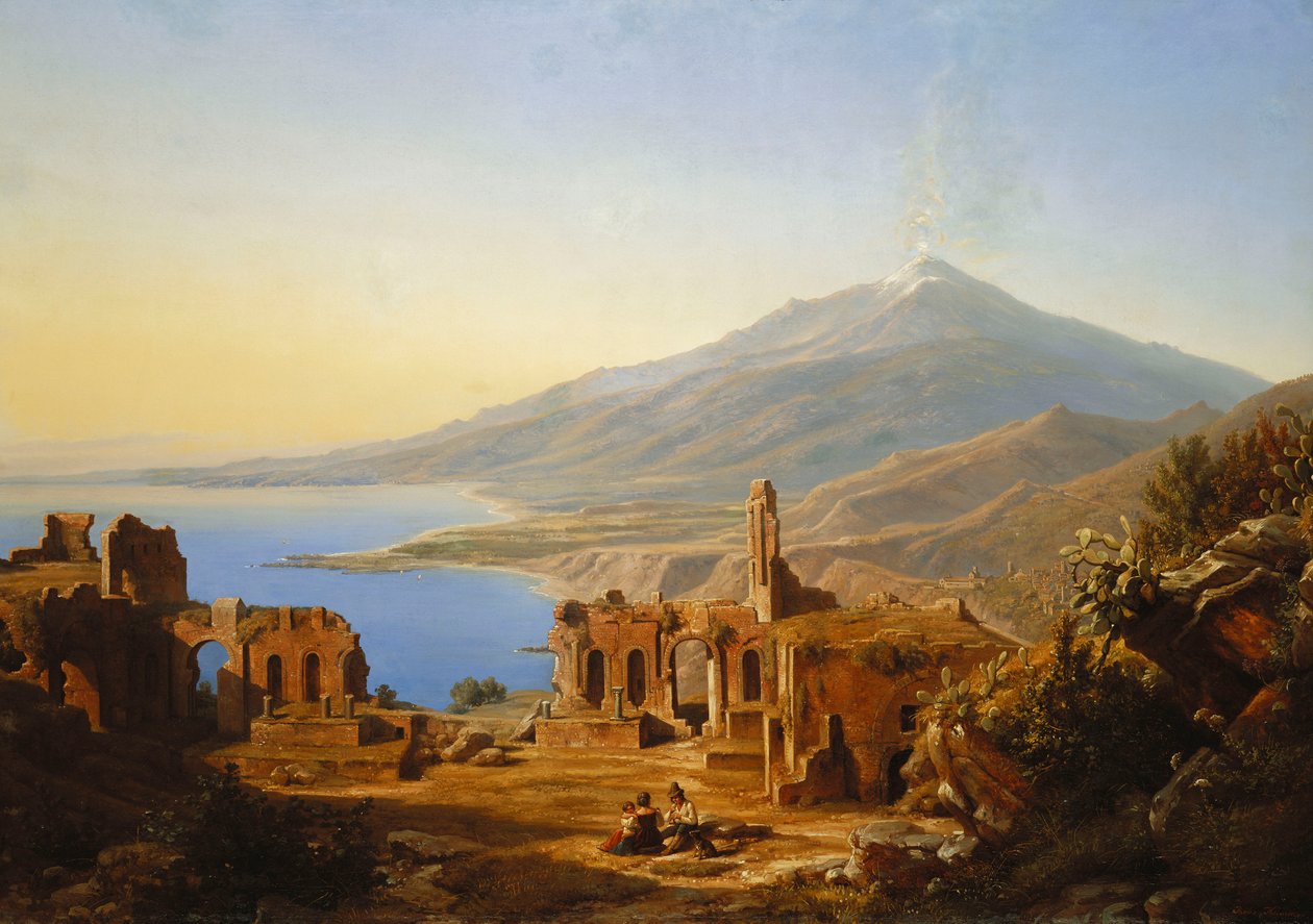 Teatro Greco, Taormina, Etna