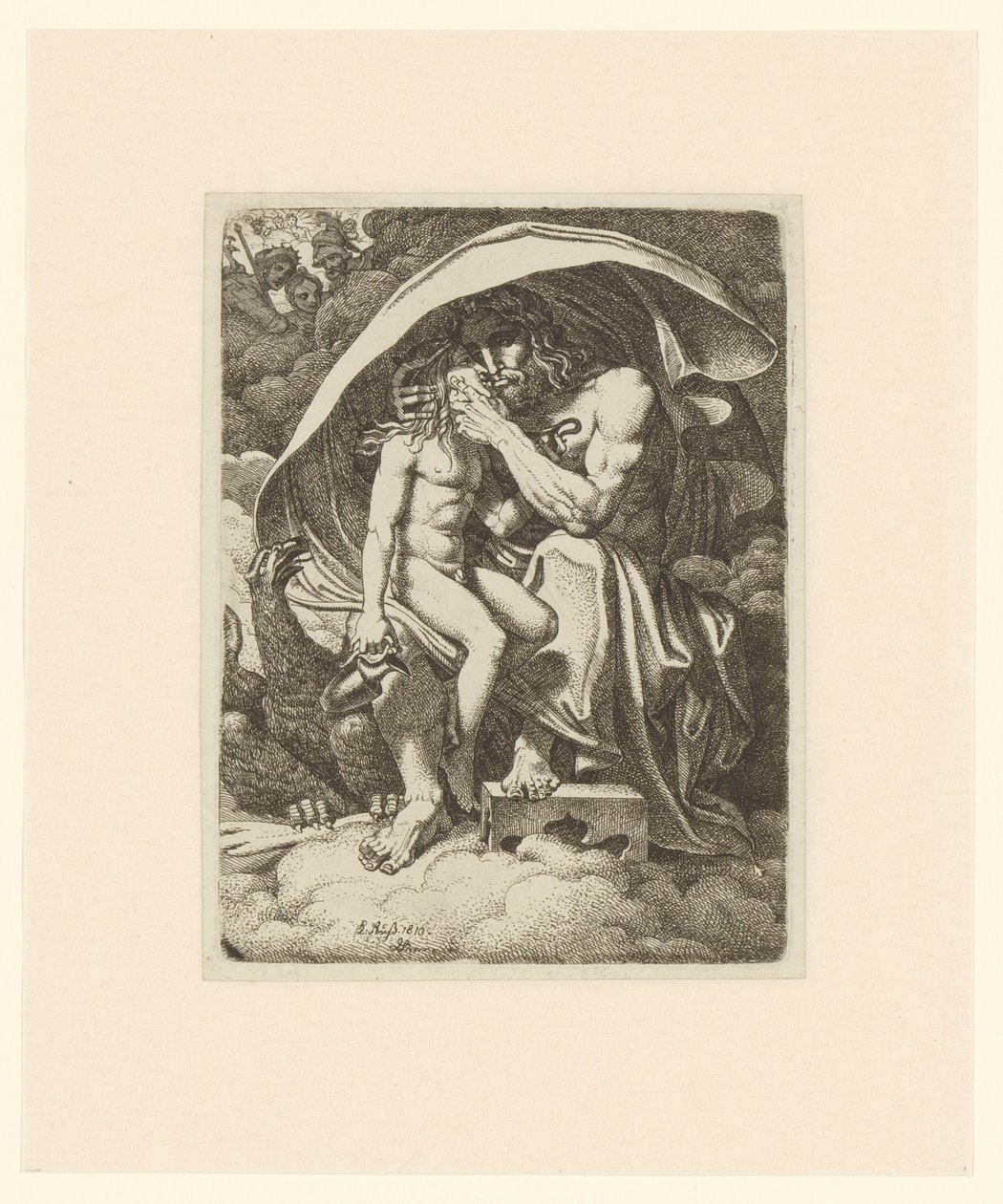Jüpiter ve Ganymede by Karl Russ