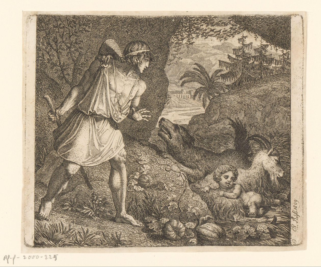 Jüpiter ve keçi Amalthea Fikirler (dizi başlığı) by Karl Russ