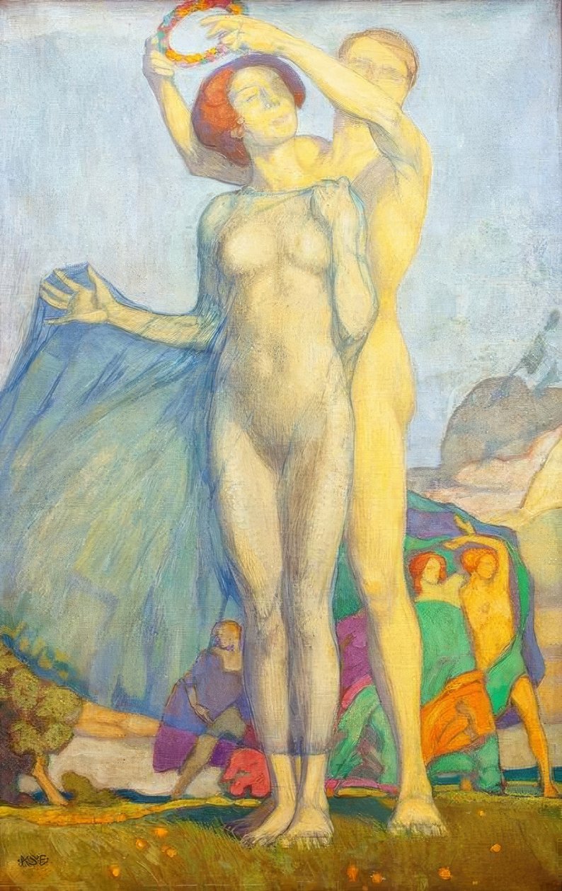 yuvarlak dans by Karl Schmoll von Eisenwerth