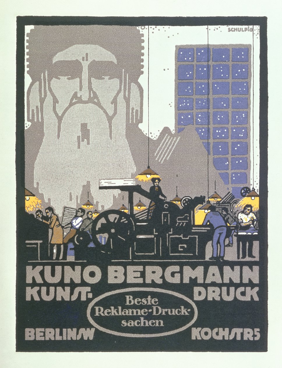 alman endüstriyel reklam by Karl Schulpig