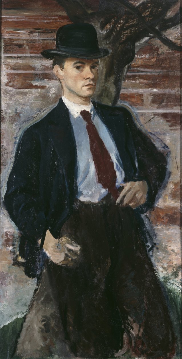 Şapkalı Otoportre by Karl Weinmair