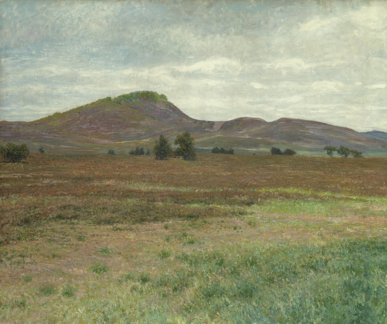 Harburg yakınlarındaki manzara (tuval üzerine yağlı boya) by Karl Wilhelm Arthur Illies