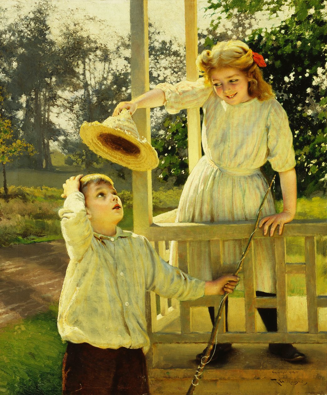 flört, 1910 by Karl Witkowski