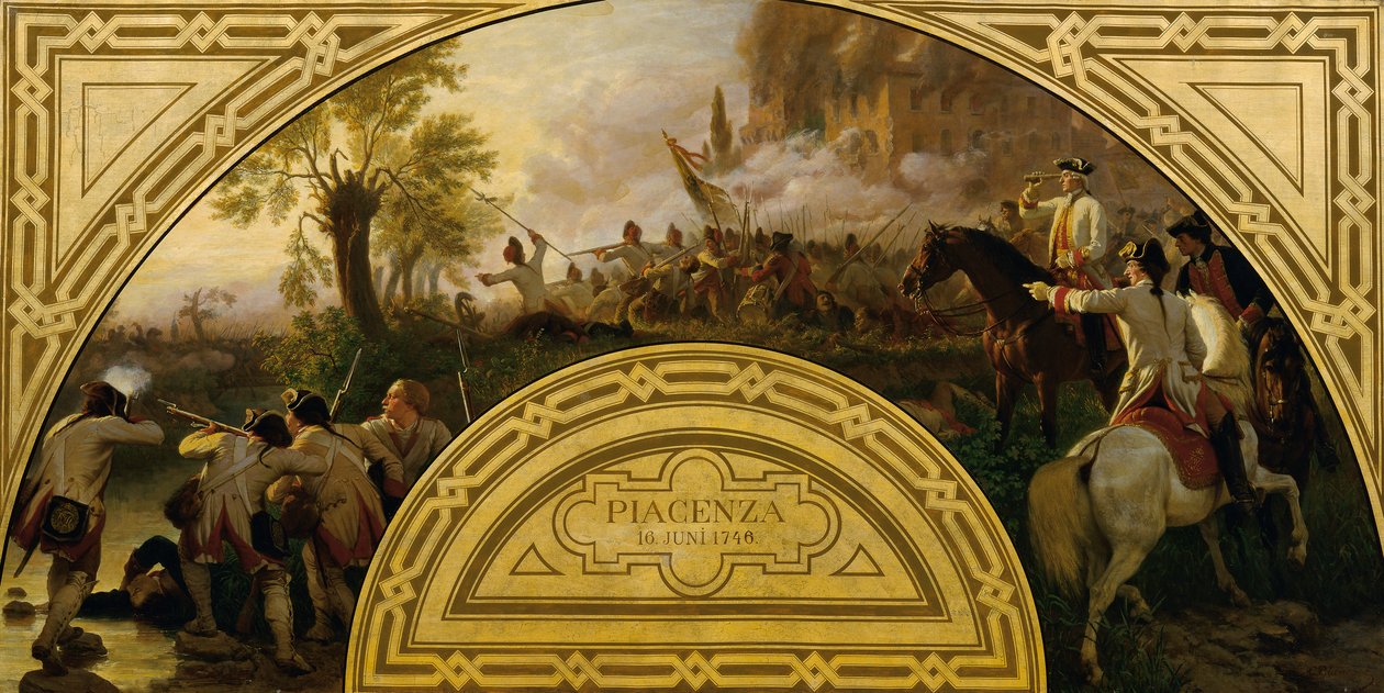 Piacenza Savaşı 1746 by Karl von Blaas