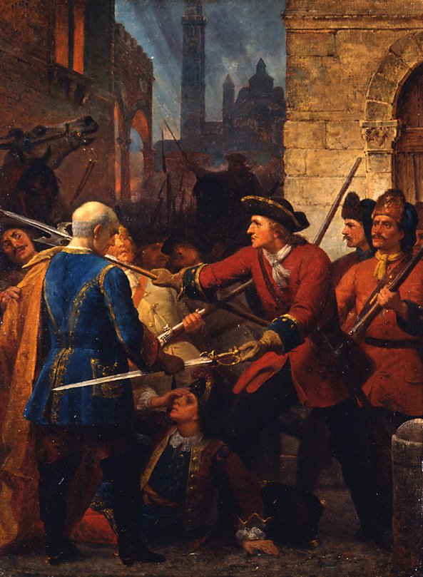 Cremona 1702 Baskını by Karl von Blaas