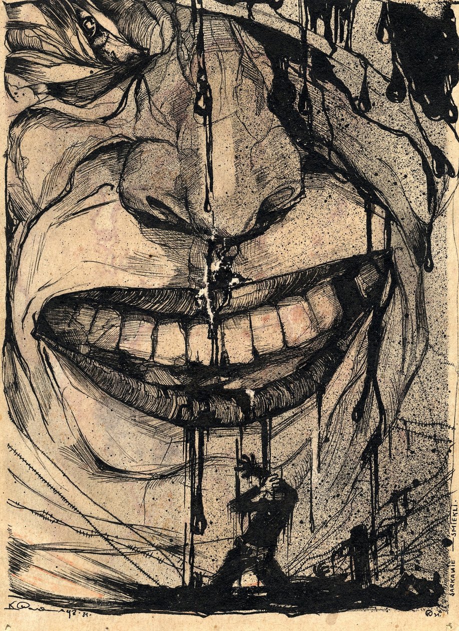 kırmızı kahkaha by Karlis Padegs