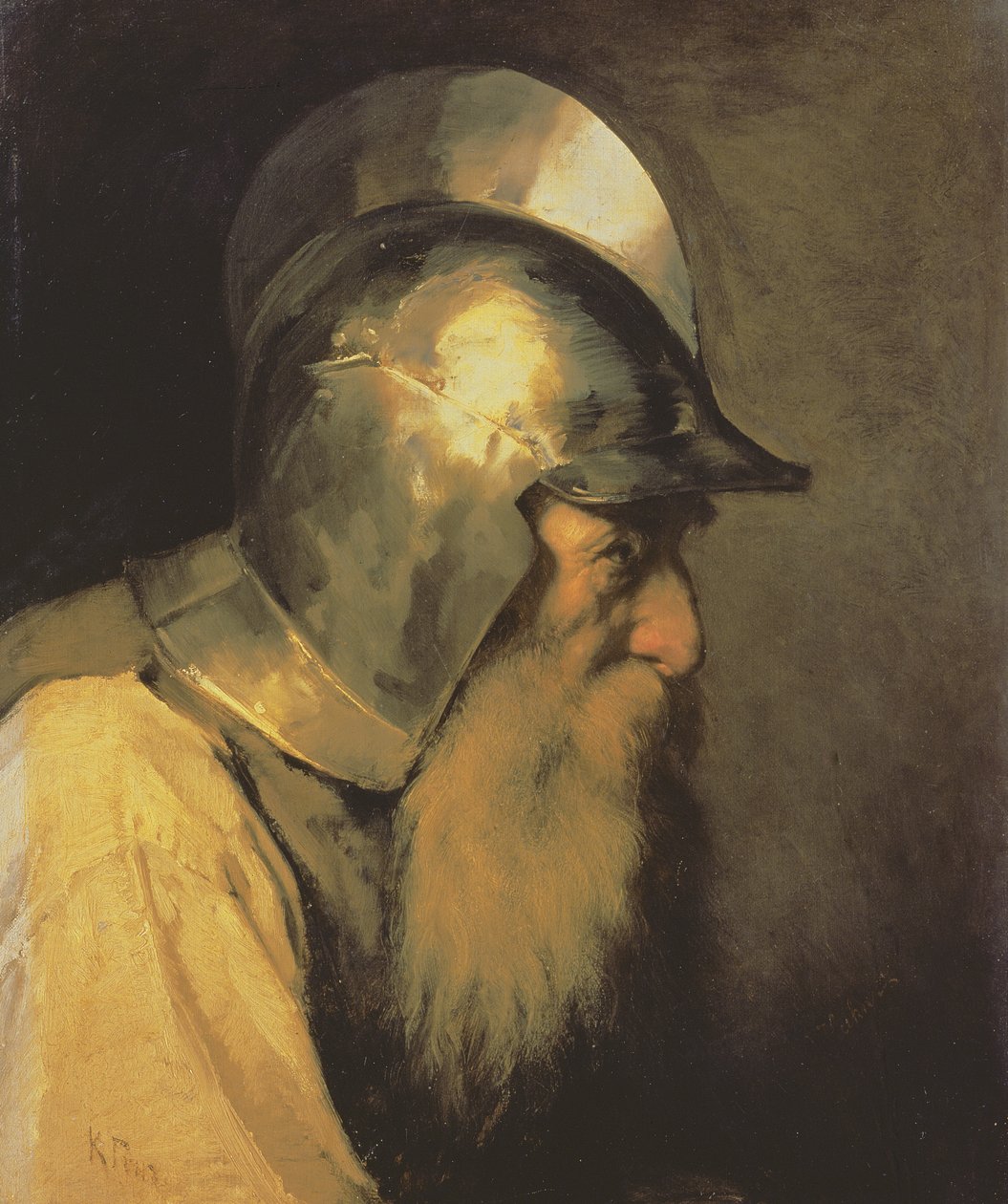 Huguenotlar Zamanının Eski Bir Savaşçısı, 1870 by Karlis Fridikh Huns