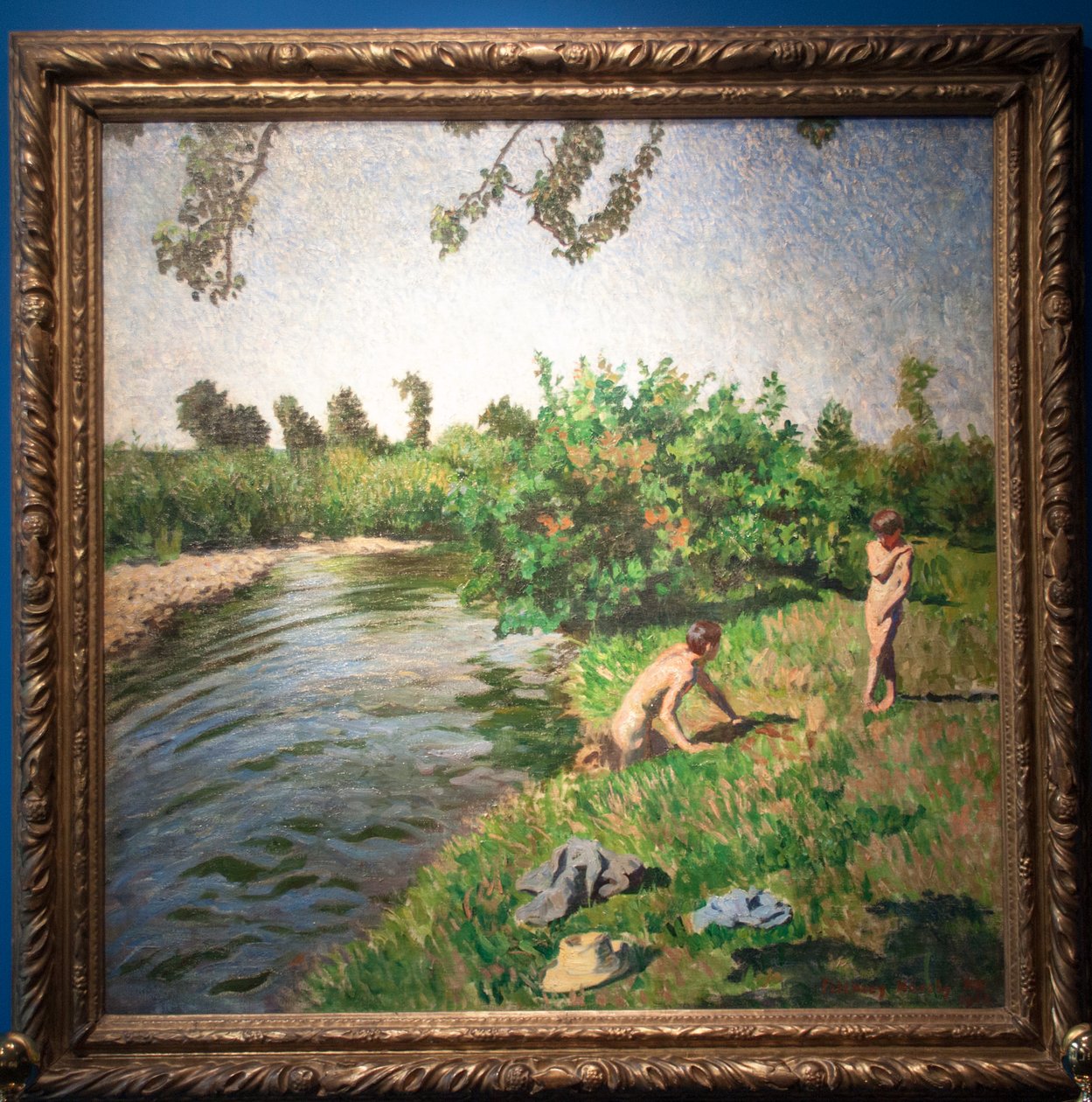 Furdozo fiuknİngilizce: Bathing_boysn by Károly Ferenczy