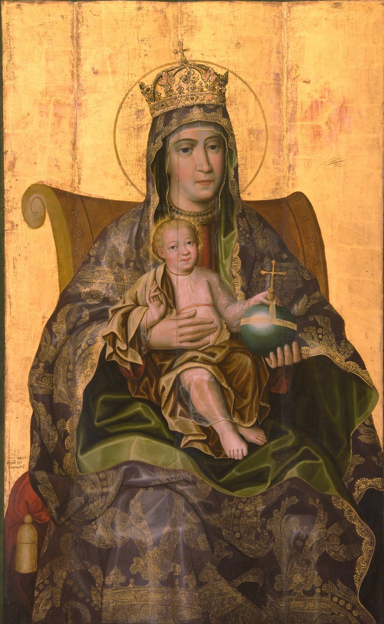 Bakire ve Çocuk Enthroned, 1690