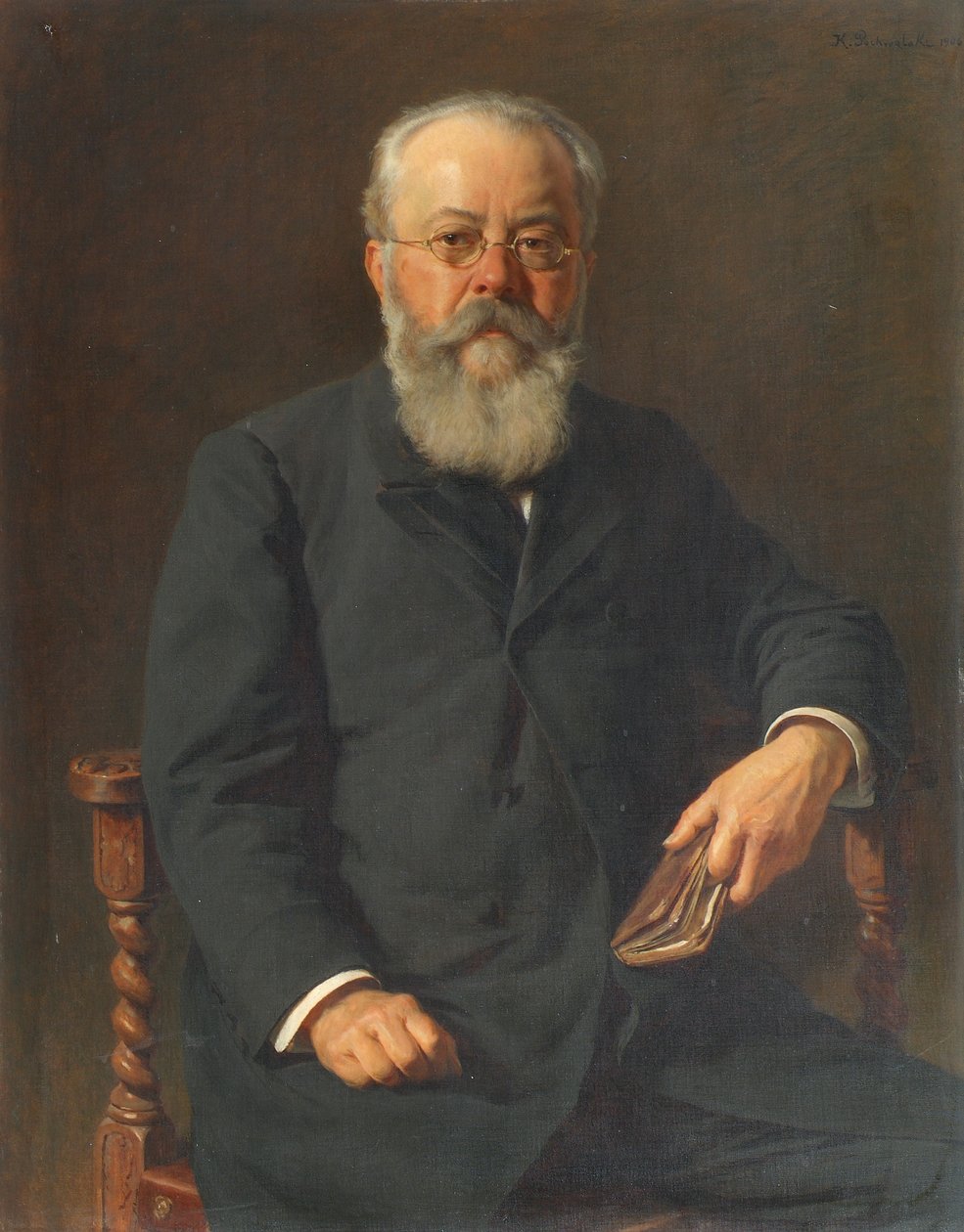 doktor Wilhelm Ritter von Hartel by Kasimierz Pochwalski