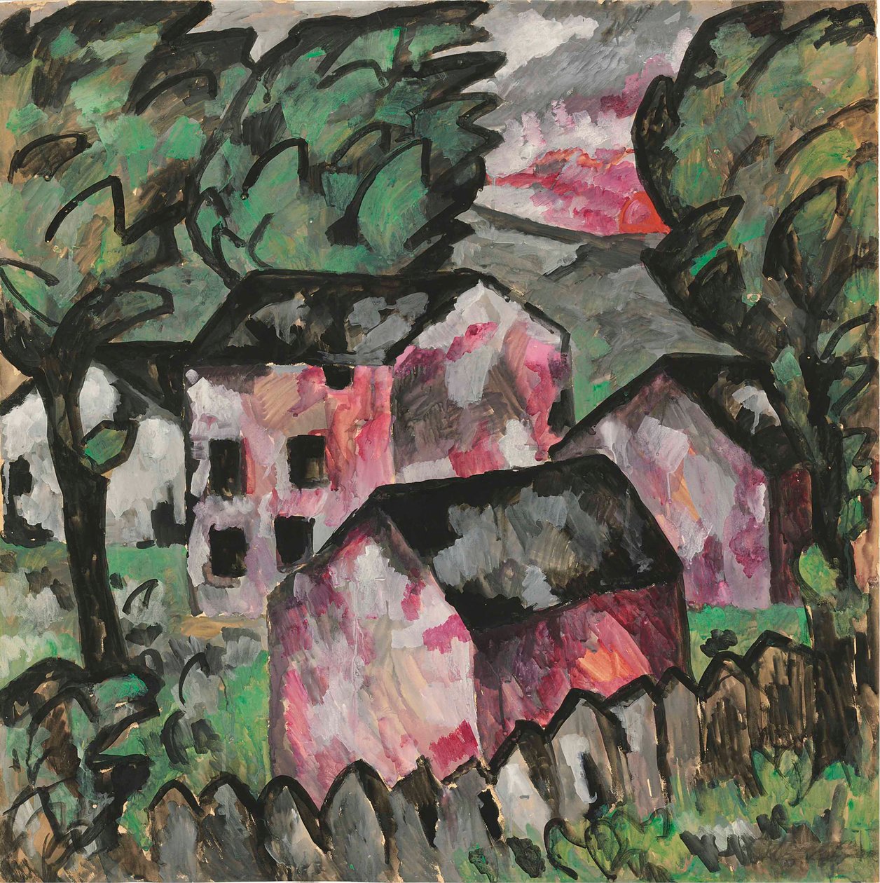 Manzara, 1911. by Kazimir Severinovich Malevich