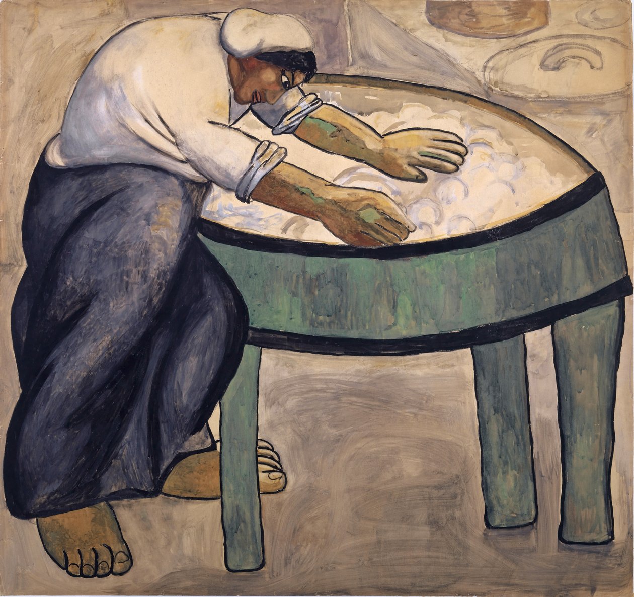 Çamaşırcı, 1911. by Kazimir Severinovich Malevich