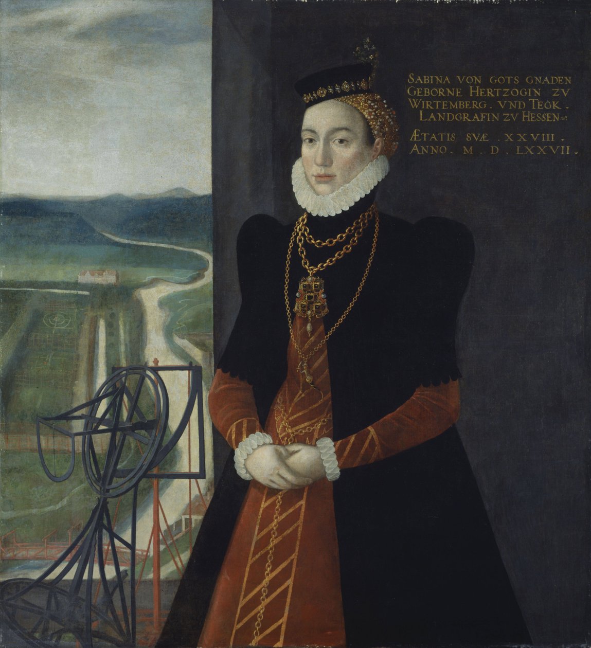 Sabina von Württemberg, Hessel-Kassel Kontesi by Kaspar van der Borcht