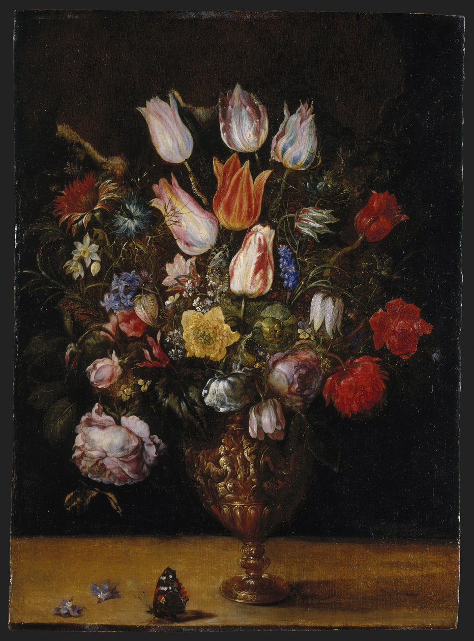 Vazoda Çiçekler by Kasper or Gaspar van den Hoecke
