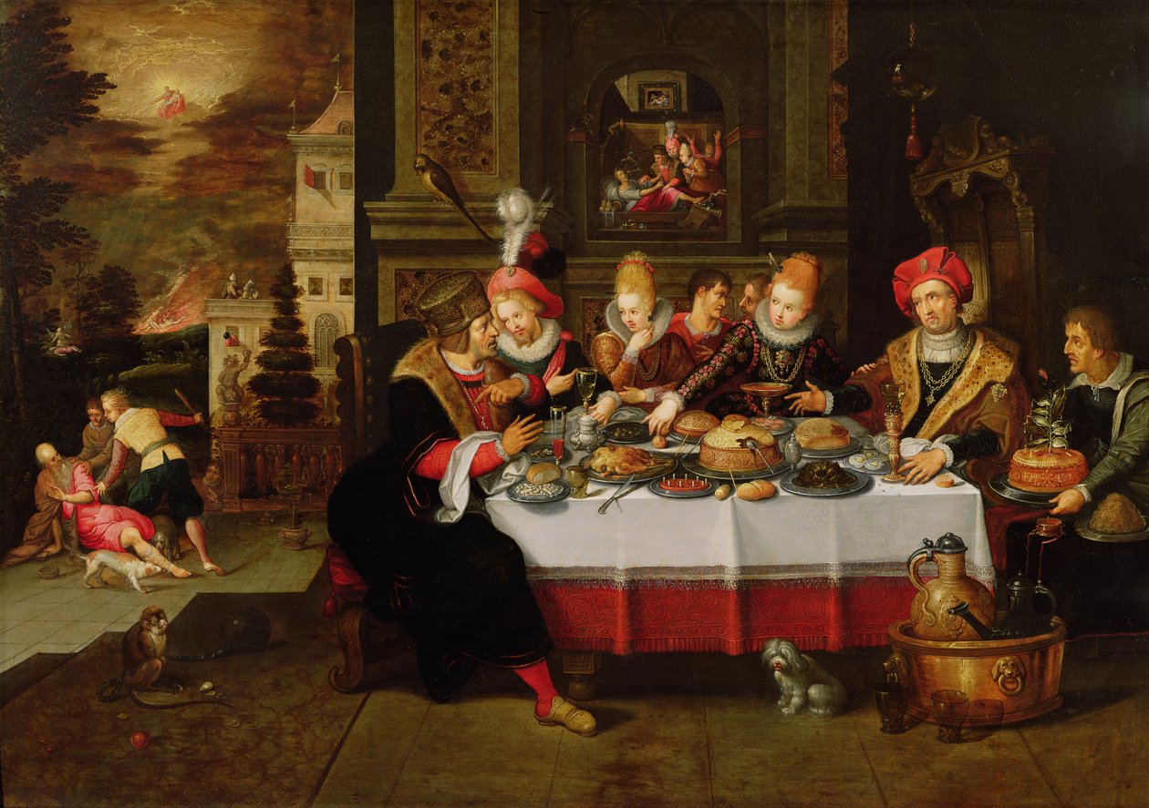 Lazarus ve Zengin Adamın Masası (Luka XVI