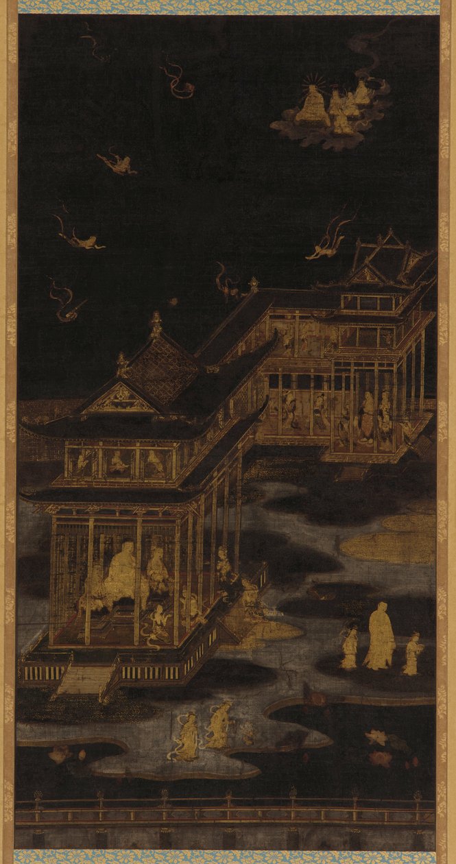 Amida Buda Cenneti Amitabh, Hayan Dönemi, 694-Ga 85. by Kasuga Kaishi