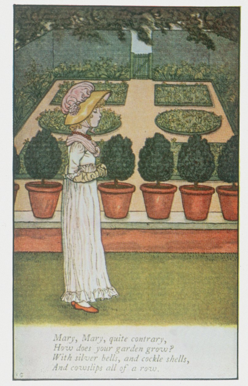 Nisan Bebeğinin Ezgiler Kitabı: Mary, Mary, Tam Tersine by Kate Greenaway