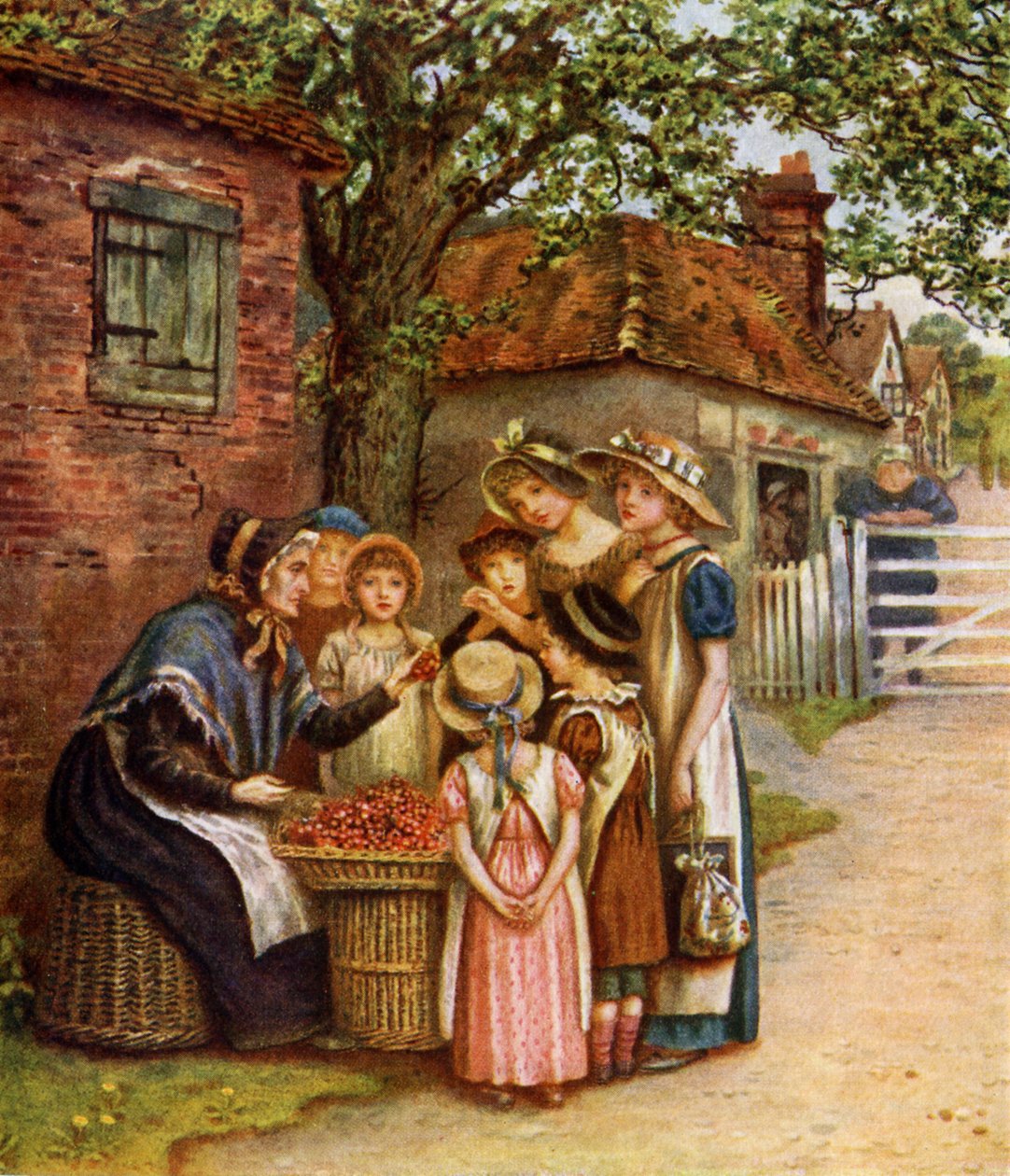 The cherry woman by Kate Greenaway. by Kate Greenaway