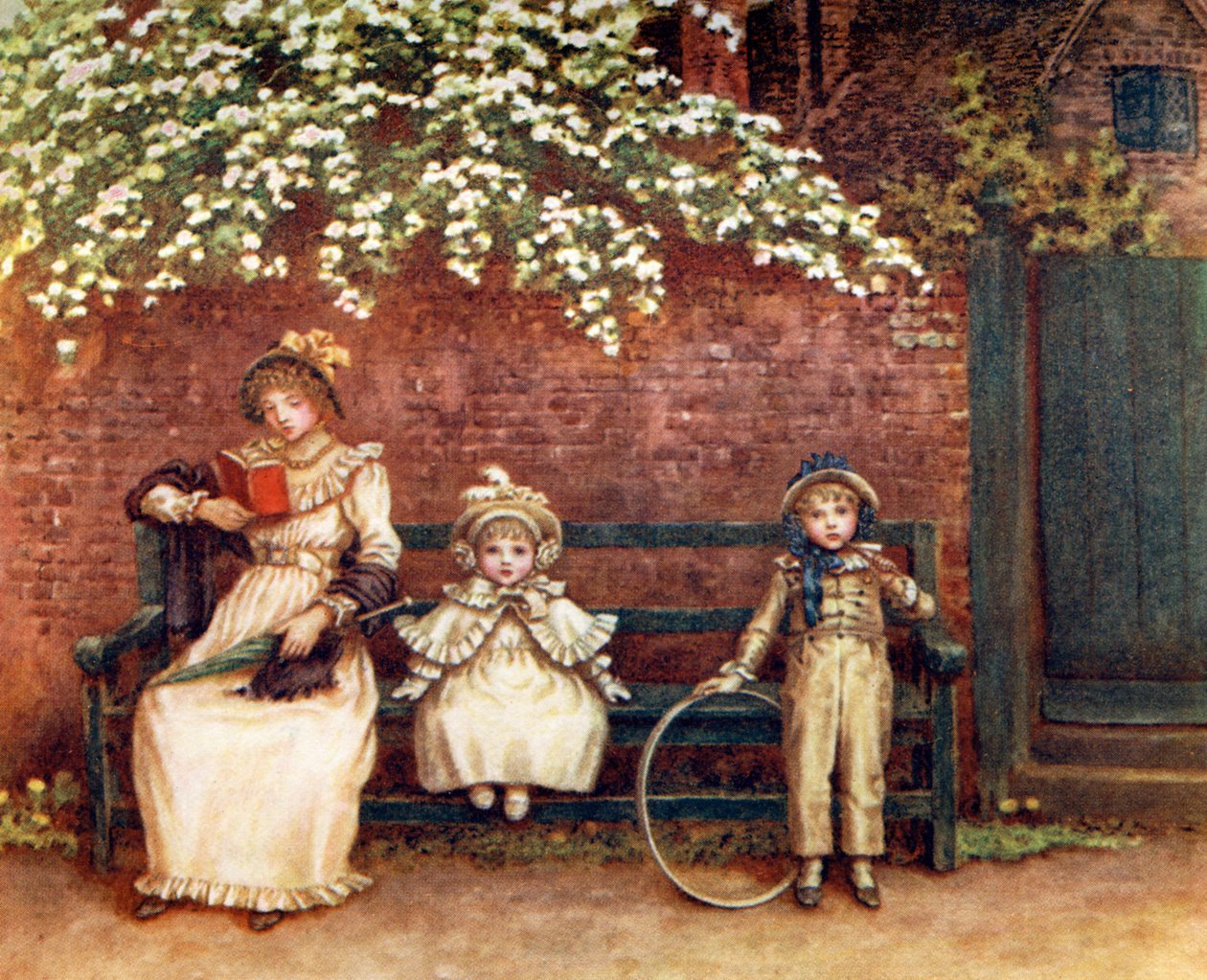 The garden seat by Kate Greenaway. by Kate Greenaway